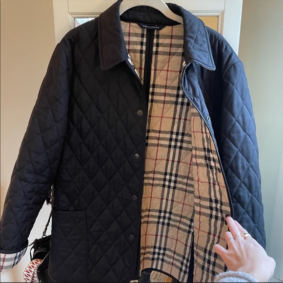 Burberry Jackets & Blazers - Burberry Quilted Button up Jacket